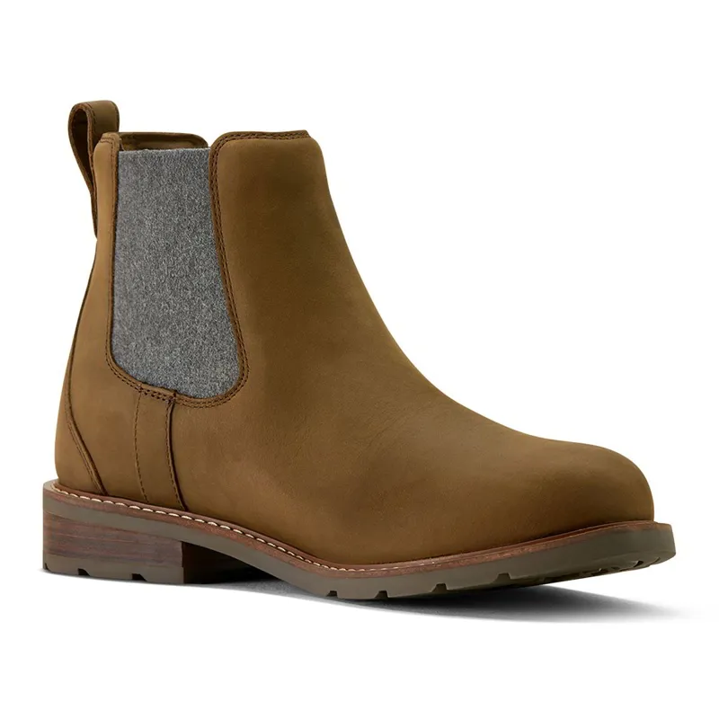 Ariat Wexford Men's Waterproof Chelsea Boots - Palm Brown-3