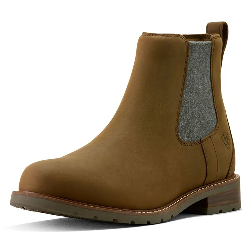 Ariat Wexford Men's Waterproof Chelsea Boots - Palm Brown