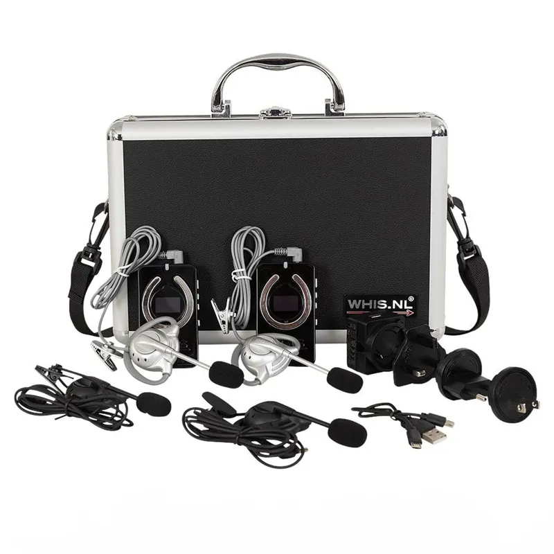WHIS Competition Communication System Headsets - Black-3