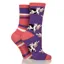 Wild Feet Womens Cozy Fluffy Socks 2 Pack - Cow