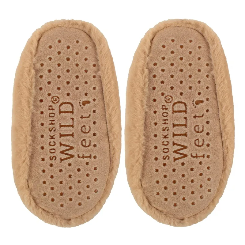 Wild Feet Junior Slipper Socks - Horseshoe-1