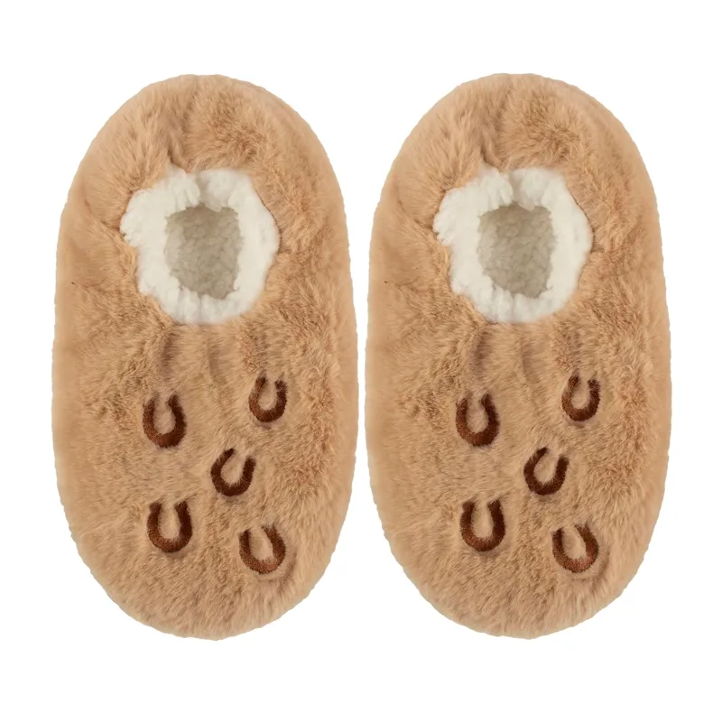 Sockshop Wild Feet Adults Slipper Socks - Horseshoe