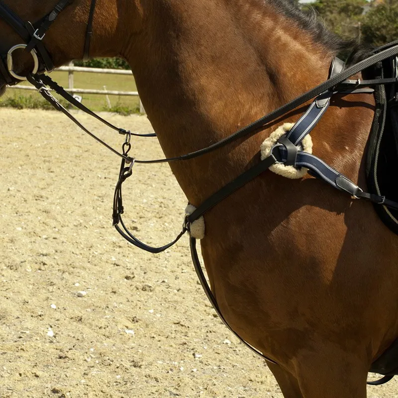 Windsor Leather Five Point Breastplate - Havana-1