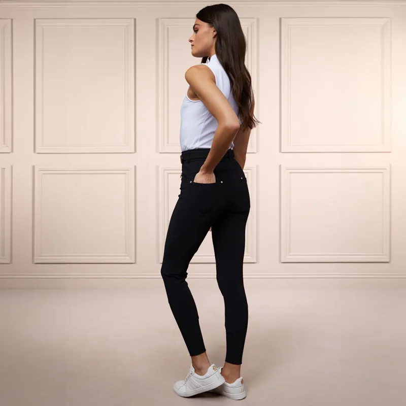 Holland Cooper Windsor Full Grip Ladies Breeches - Black-11