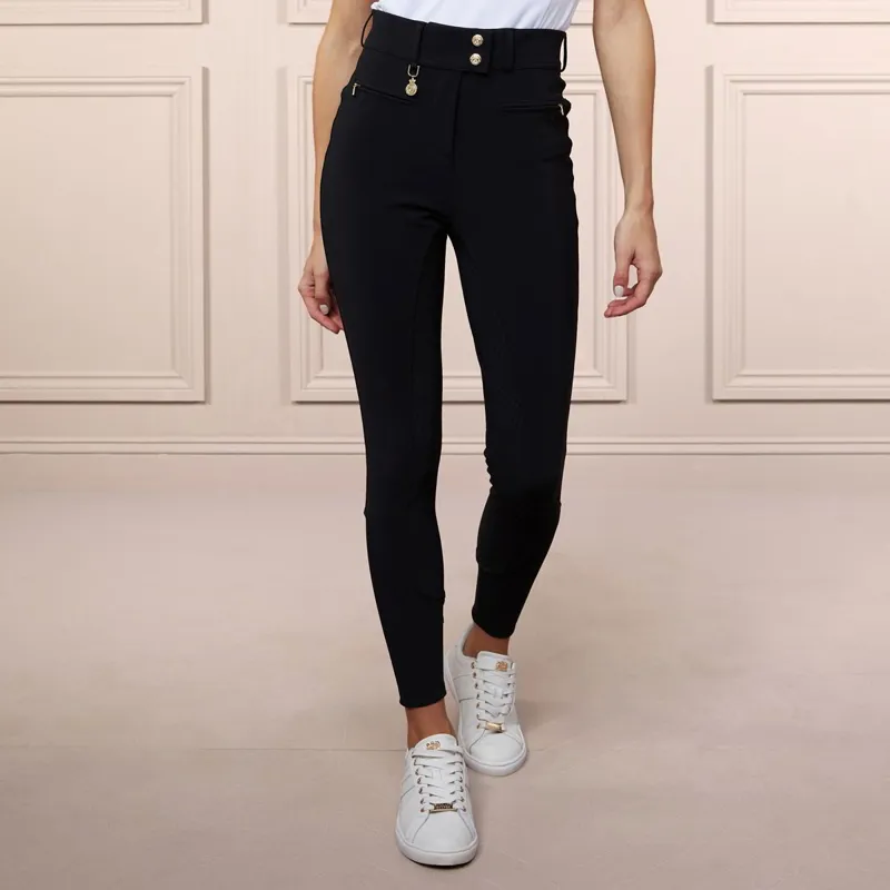 Holland Cooper Windsor Full Grip Ladies Breeches - Black