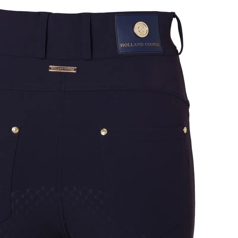 Holland Cooper Windsor Full Grip Womens Breeches - Ink Navy-4