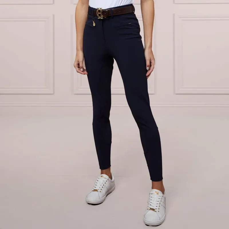 Holland Cooper Windsor Full Grip Womens Breeches - Ink Navy