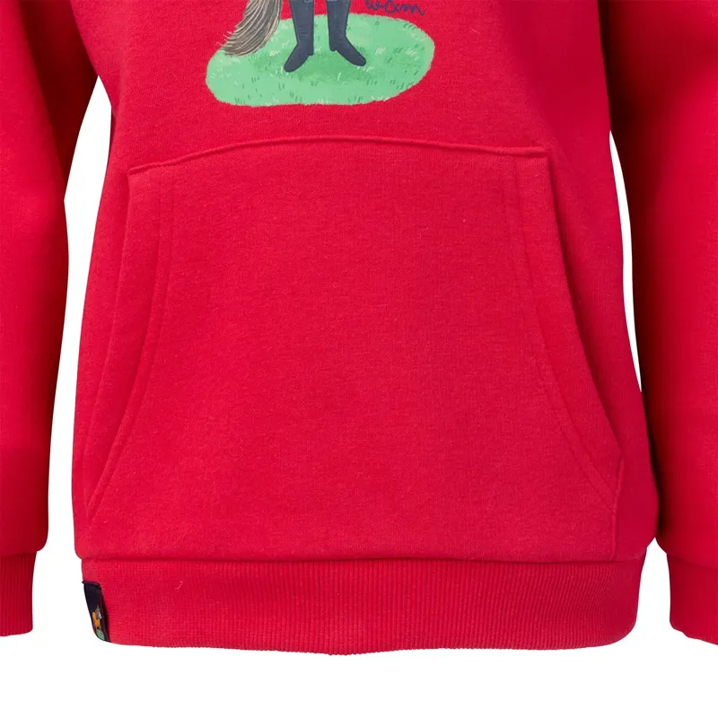 Winnie and Me Youth Hoodie - Red-3