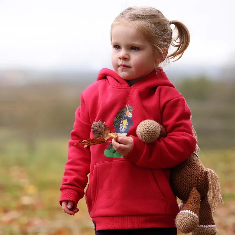 Winnie and Me Youth Hoodie - Red-1