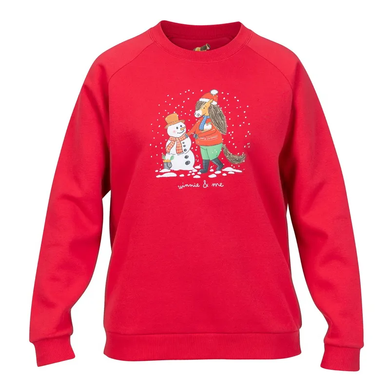 Winnie and Me Holiday Unisex Sweatshirt - Red
