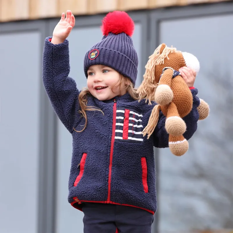 Winnie and Me Junior Unisex Full Zip Fleece - Navy