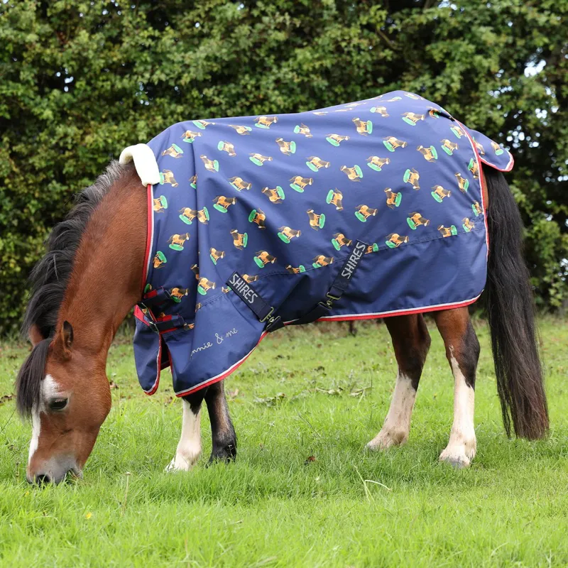 Winnie and Me Lite 0g Pony Turnout Blanket - Navy