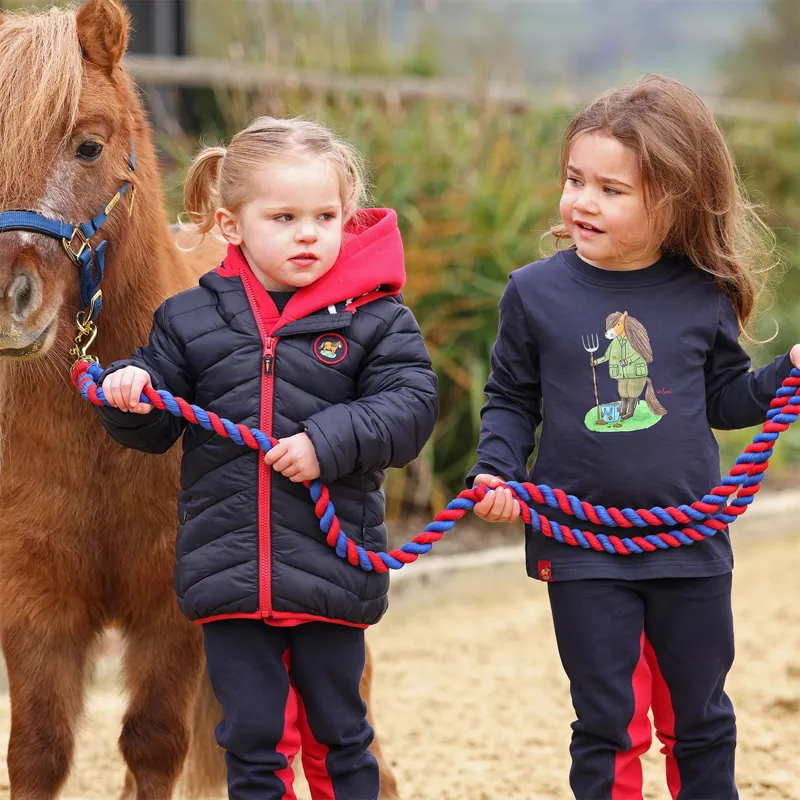 Winnie and Me Junior Long Sleeve Top - Navy-4