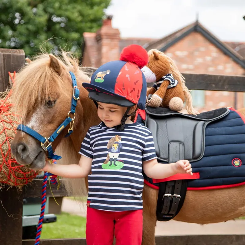 Winnie and Me Pony Saddle Pad - Navy-2