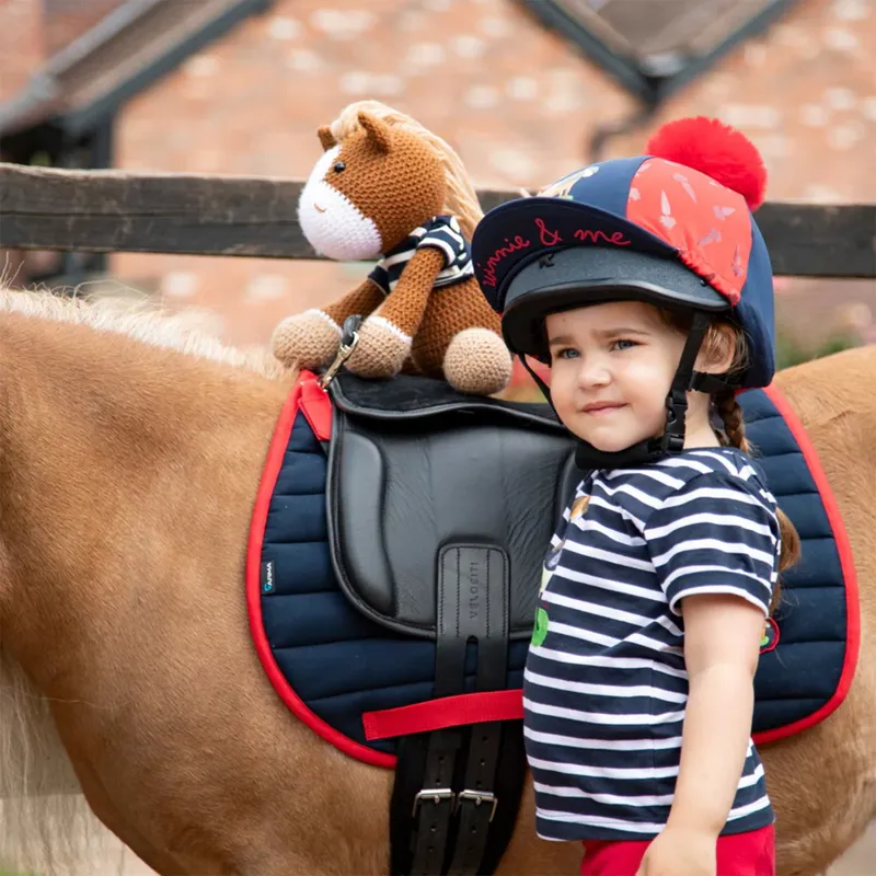 Winnie and Me Pony Saddle Pad - Navy-1