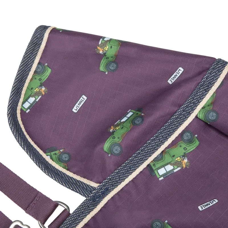 Winnie and Me 100g Turnout Blanket - Burgundy-2