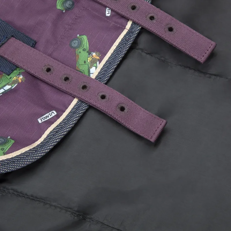 Winnie and Me 100g Turnout Blanket - Burgundy-5