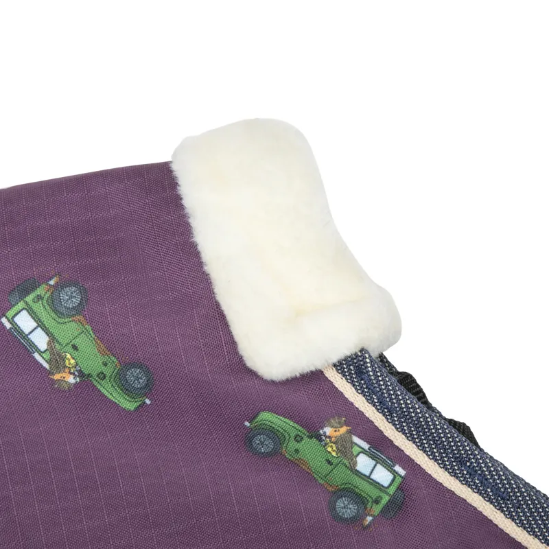Winnie and Me 100g Turnout Blanket - Burgundy-3