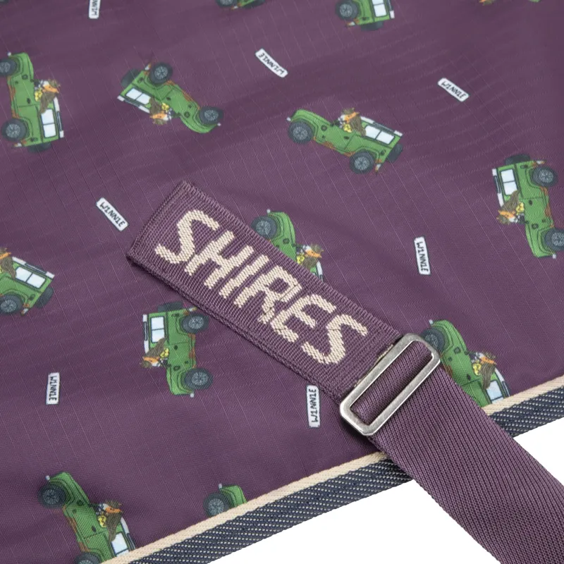 Winnie and Me 100g Turnout Blanket - Burgundy-6