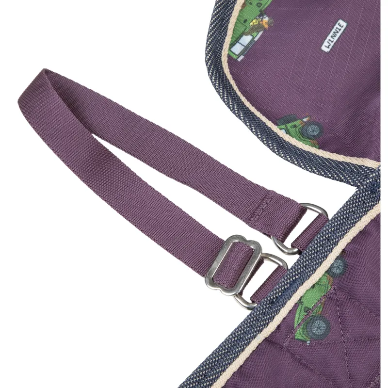 Winnie and Me 100g Turnout Blanket - Burgundy-1
