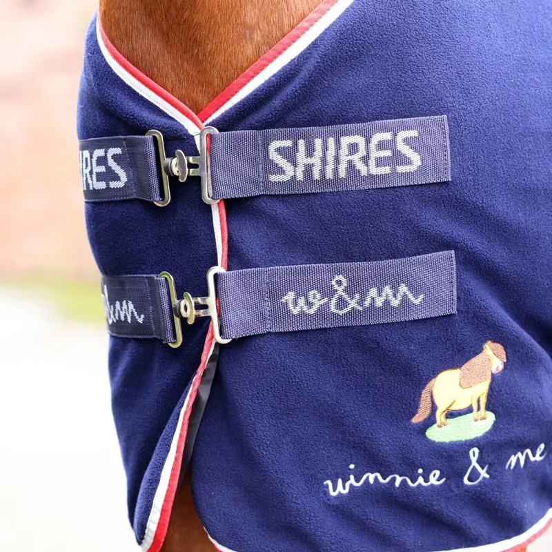 Winnie and Me Fleece Cooler - Navy-2