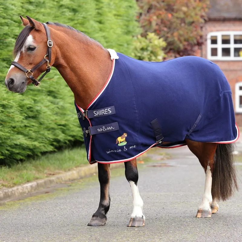 Winnie and Me Fleece Cooler - Navy