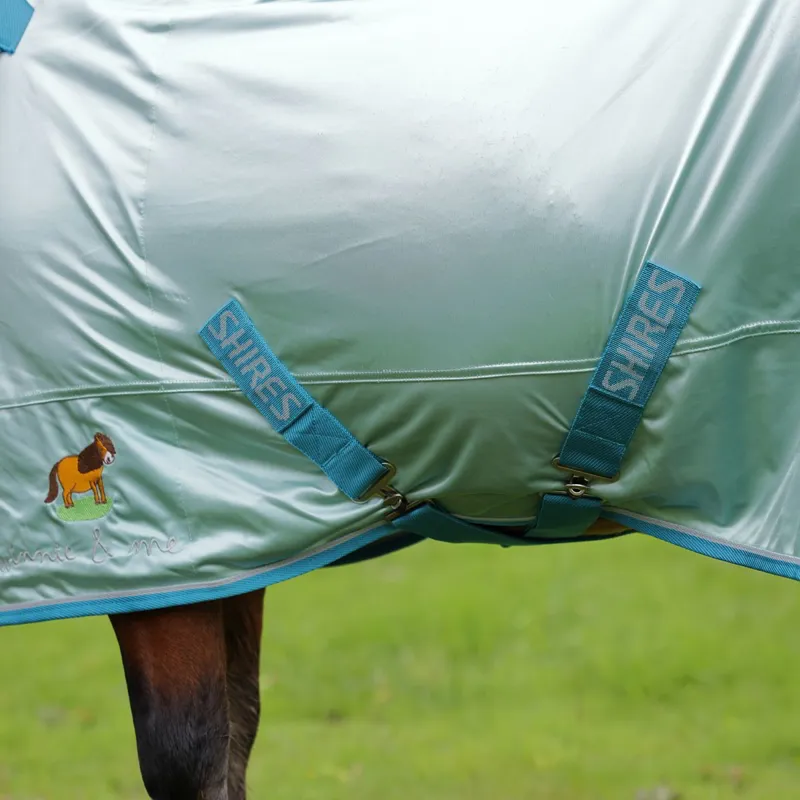 Winnie and Me Combo Neck Fly Sheet - Blue-2