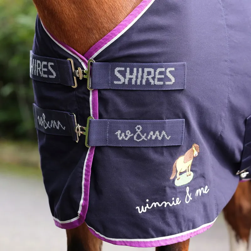 Winnie and Me Stable Sheet - Navy-2