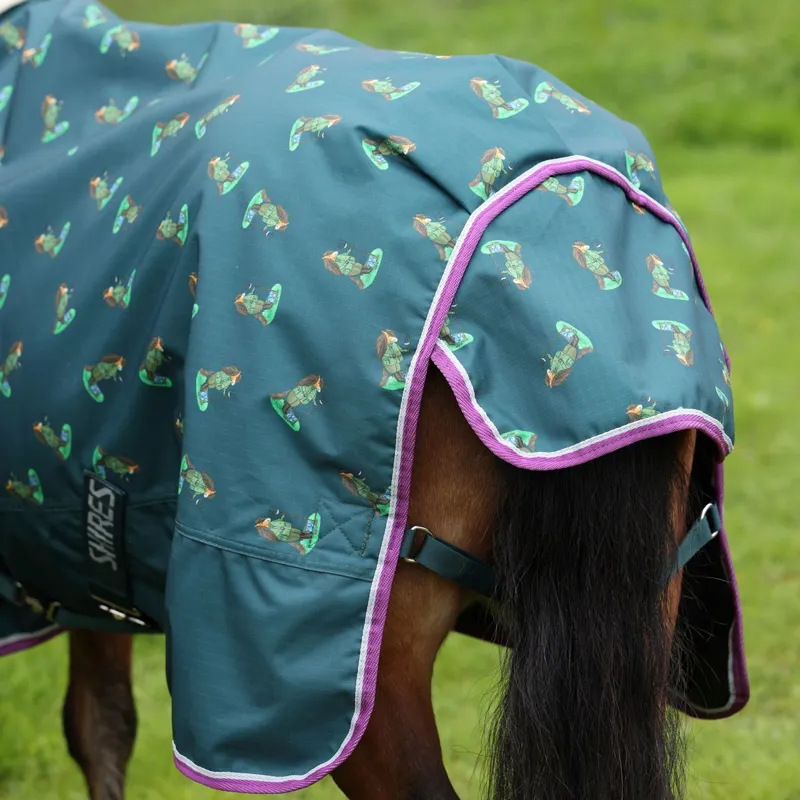 Winnie and Me 100g Turnout Blanket - Green Print-1