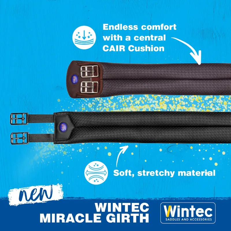 Wintec Miracle Short Girth - Black-2