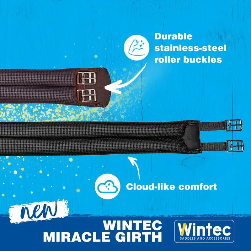 Wintec Miracle Short Girth - Black-3