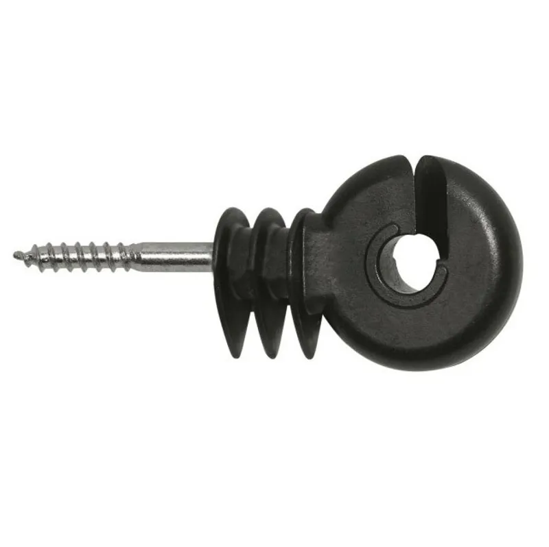 Wolseley Screw In Fencing Insulators 25 Pack - Black