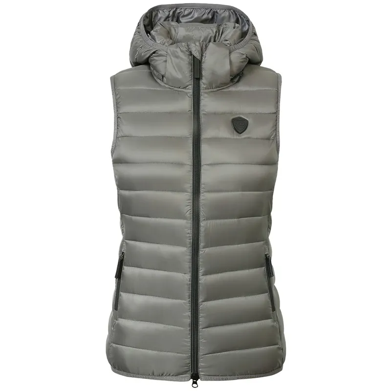 Covalliero Women's Quilted Vest - Steel Grey