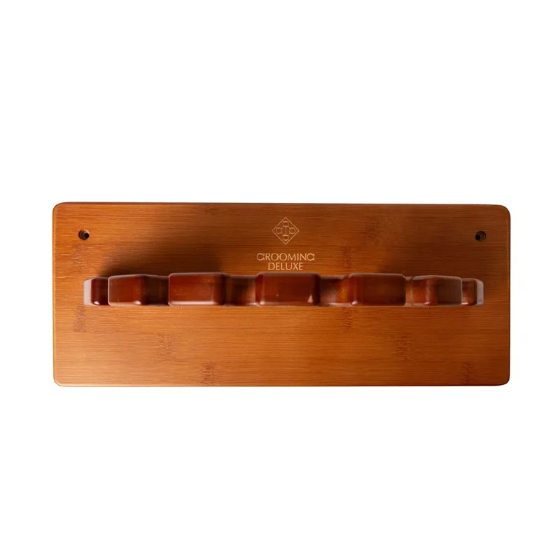 Grooming Deluxe Round Wooden Whip Holder-1