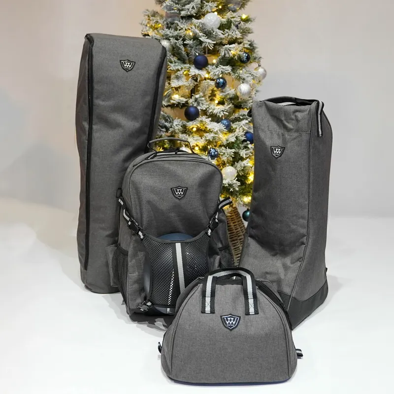 Woof Wear Helmet Bag-Grey/Black-2