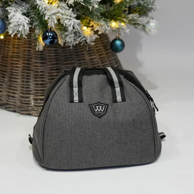 Woof Wear Helmet Bag-Grey/Black-1