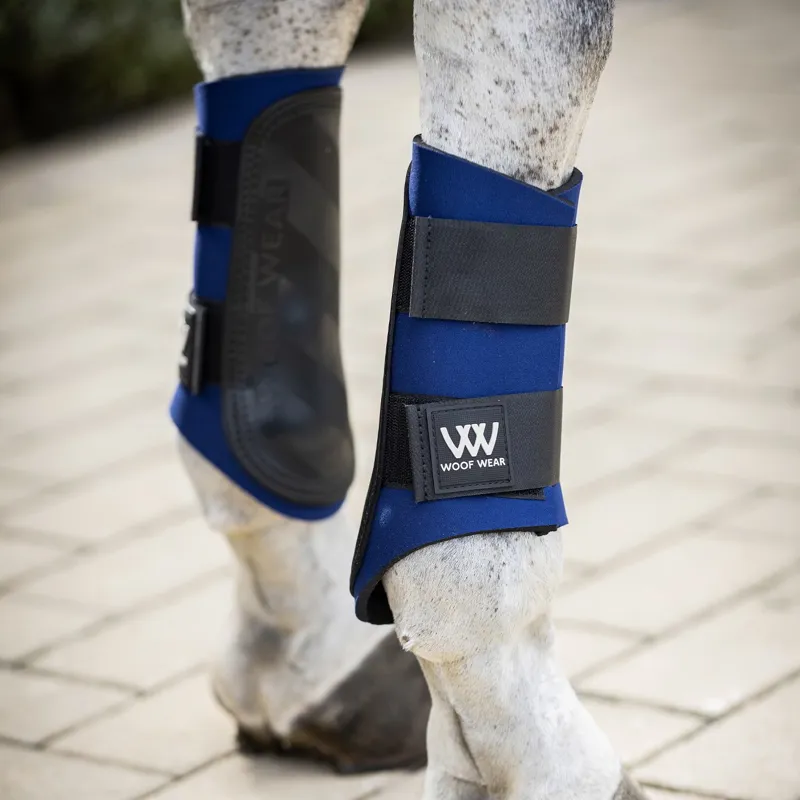 Woof Wear Club Splint Boots - Navy/Black-1