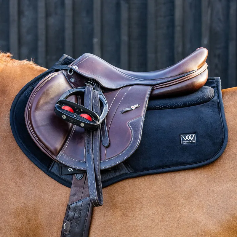 Woof Wear Elite Comfort+ Close Contact Saddle Pad - Black-1