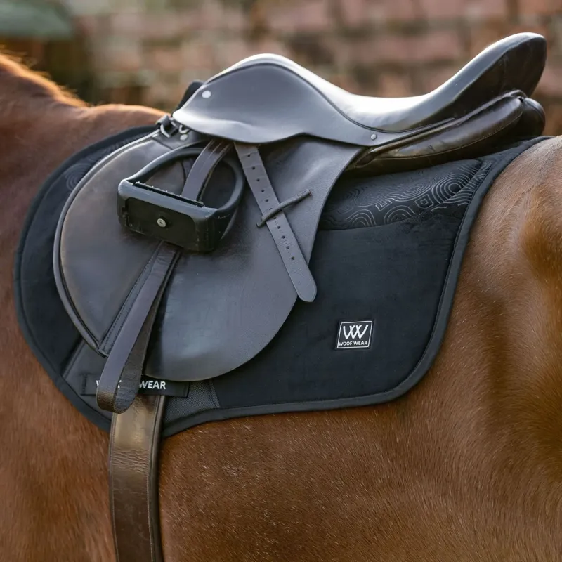 Woof Wear Elite Comfort+ Close Contact Saddle Pad - Black-2
