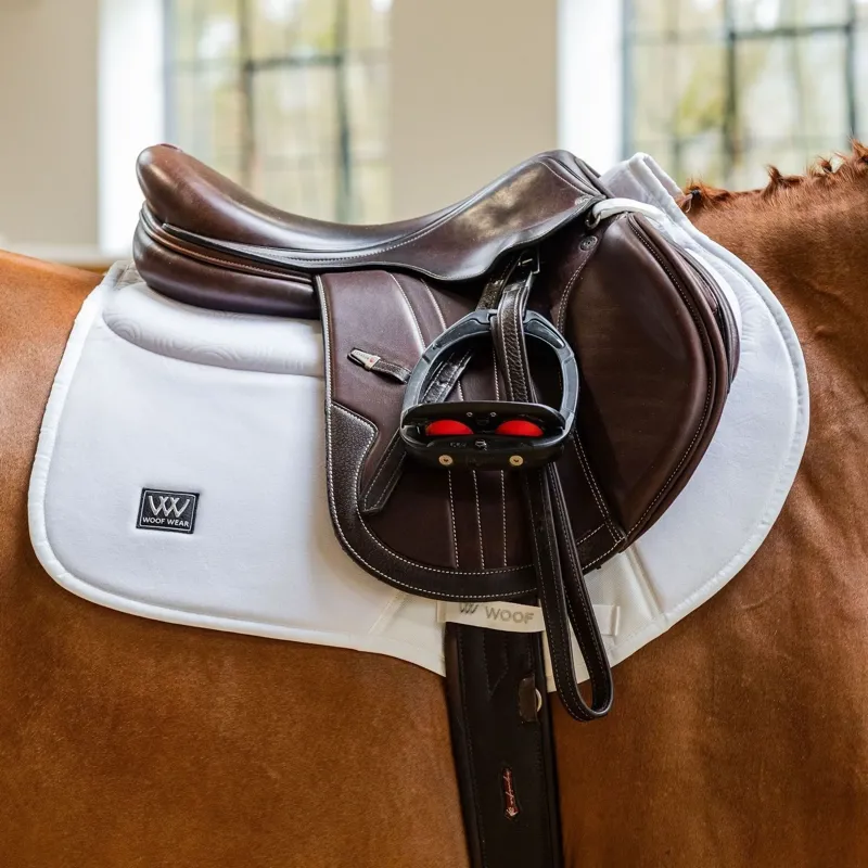 Woof Wear Elite Comfort+ Close Contact Saddle Pad - White-1