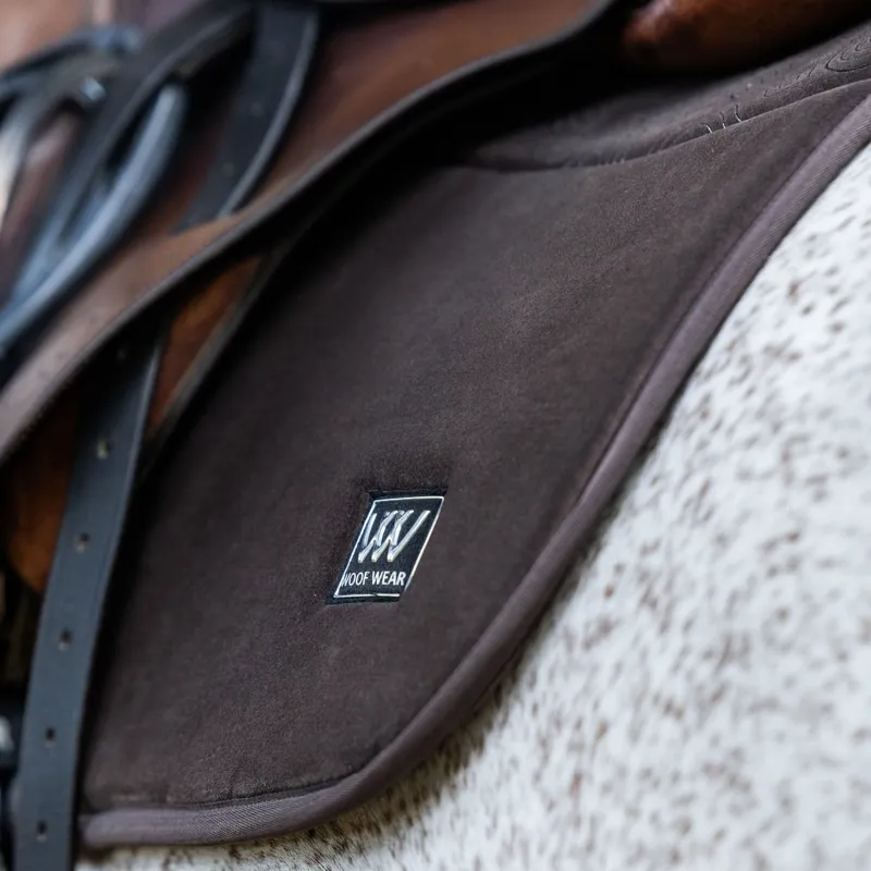 Woof Wear Close Contact Elite Comfort Saddle Pad - Chocolate-2
