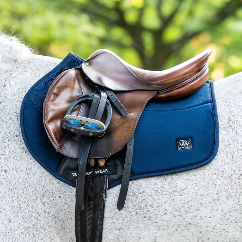 Woof Wear Close Contact Elite Comfort Saddle Pad - Navy