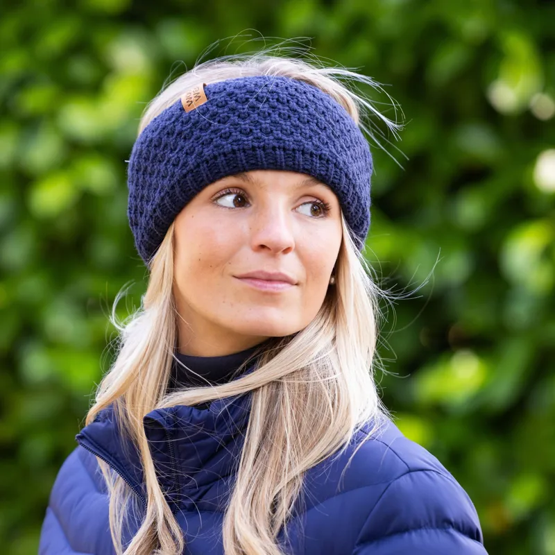 Woof Wear Women's Chunky Knit Headband - Navy