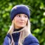Woof Wear Women's Chunky Knit Headband - Navy