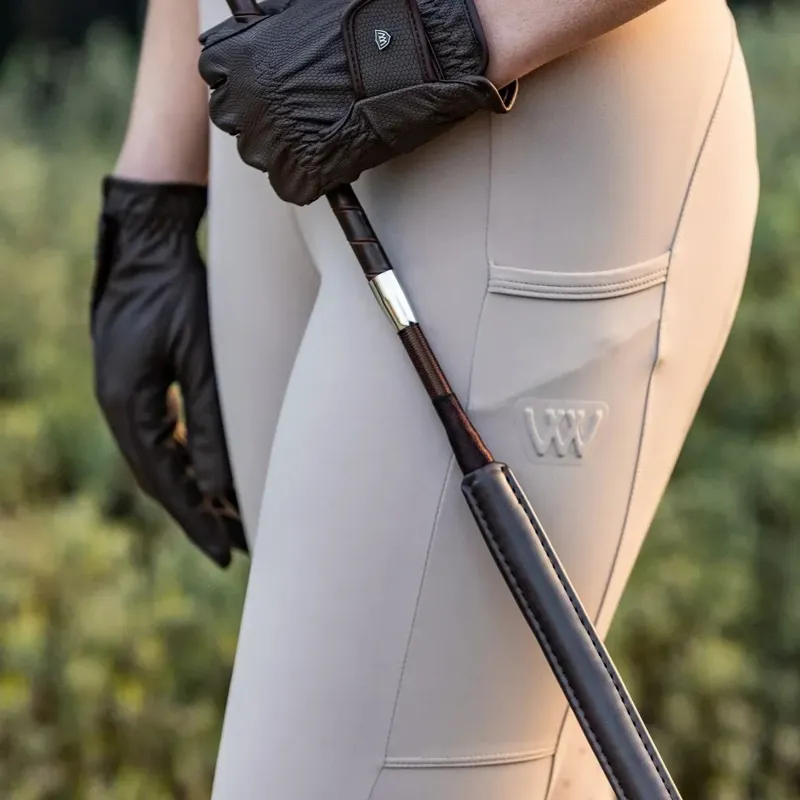 Woof Wear Classic Jump Bat - Chocolate/Silver-1