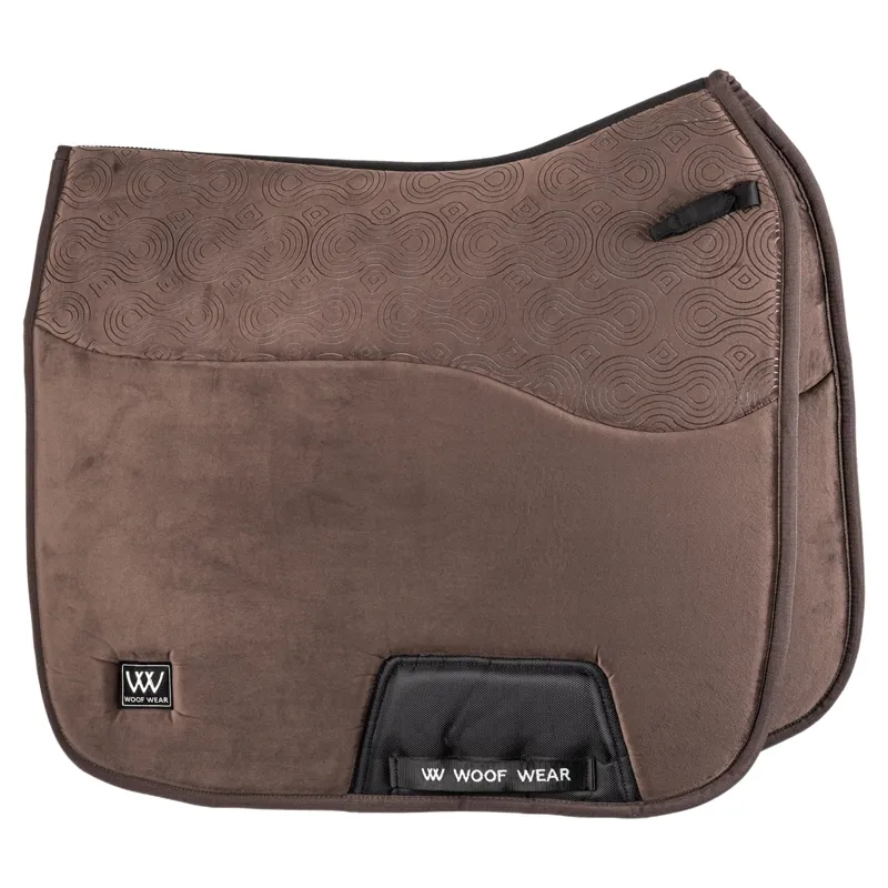 Woof Wear Elite Comfort Dressage Saddle Pad - Chocolate