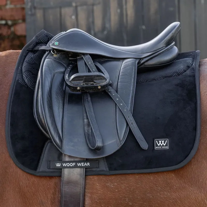Woof Wear Elite Comfort+ Dressage Saddle Pad - Black-1