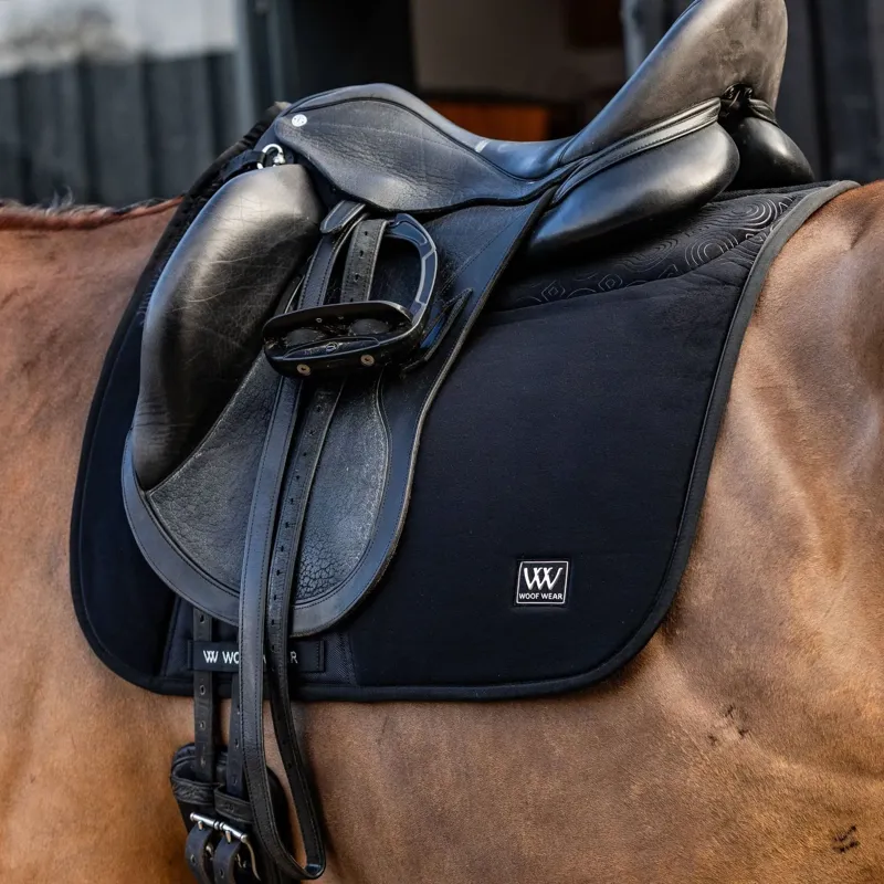 Woof Wear Elite Comfort+ Dressage Saddle Pad - Black-2