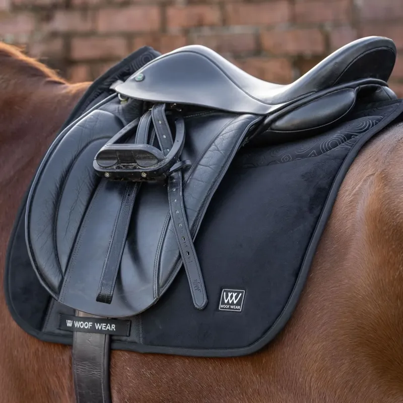Woof Wear Elite Comfort+ Dressage Saddle Pad - Black-4