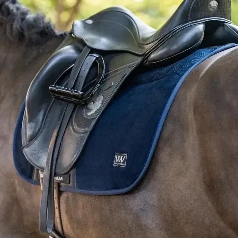 Woof Wear Elite Comfort and Dressage Saddle Pad-Navy-3